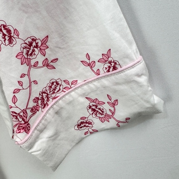 Petite Plume English Rose Floral Cotton Robe - Picture 7 of 10